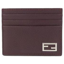Portacarte in pelle Fendi