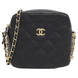 Borsa Chanel in pelle nera