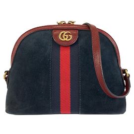Borsa a tracolla Gucci Ophidia in pelle scamosciata