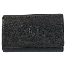 Portachiavi in pelle Chanel Coco Mark