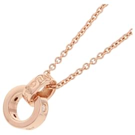 Bulgari Collana BVLGARI in oro rosa 18K con pendente in diamante