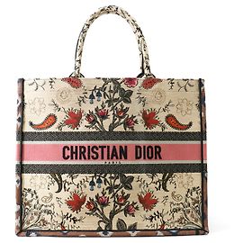 Christian Dior Large Canvas Tote Bag