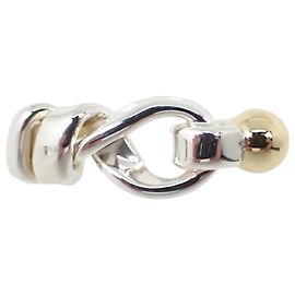 Anello a fascia in argento sterling e oro giallo Tiffany & Co.