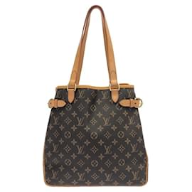 Borsa a tracolla verticale Louis Vuitton Monogram Batignolles
