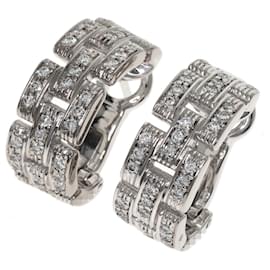 Orecchini Maillon Panthère con diamanti Cartier