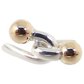 Anello Love Knot in argento sterling e oro giallo 18K di Tiffany & Co.