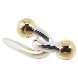 Anello a fascia in argento sterling e oro giallo Tiffany & Co.