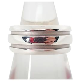 Tiffany & Co. 925 Ring mit doppelten Rillenlinien