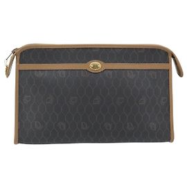 Clutch Christian Dior Vintage honeycomb Canvas