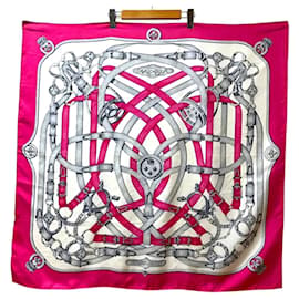 Pañuelo de seda Hermès Cavalcadour Carre 90 Large