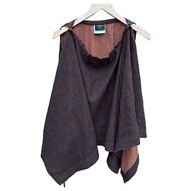 Poncho sin mangas Vivienne Westwood Anglomania /Mujer 42 (IT) /Algodón marrón cobre oscuro