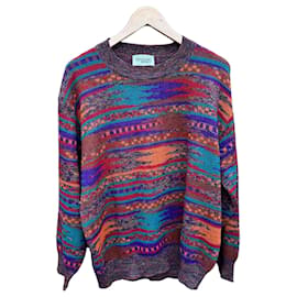 Missoni Sport Mehrfarbiger Strickpullover aus Wolle