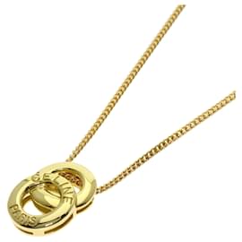 Celine Double Circle Halskette aus 18K Gelbgold - Céline
