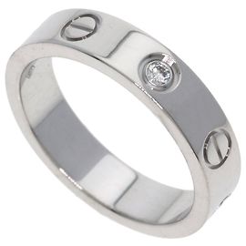 Anello Mini Love di Cartier in oro bianco 18K