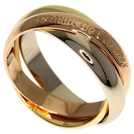 Cartier Trinity Ring in Rosé Weißem und Gelbgold