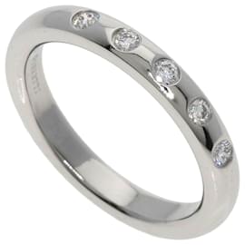 Tiffany & Co. Stacking-Ring 5-teilig mit Diamanten in Platin PT950