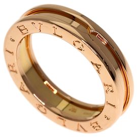 Bulgari Anello a fascia in oro rosa Bvlgari B-zero1