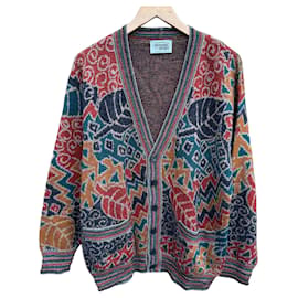 Missoni Sport Cardigan geometrisches Muster Multicolor