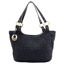Borsa Tote Fendi Zucca in nylon trapuntato