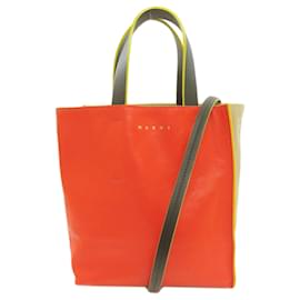 Borsa a 2 vie in pelle Marni