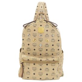 MCM Rucksack mit Allover-Print und Nieten