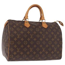 LOUIS VUITTON Borsa Monogram Speedy 35 M41524 LV Auth 187938V