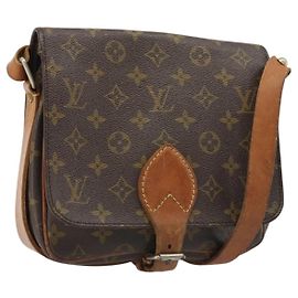 LOUIS VUITTON Borsa a Spalla Monogram Cartouchiere MM M51253 LV Auth BA13507