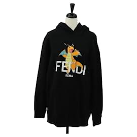 FENDI FENDI x FRGMT x POKMON Parker Kairyu Cotton Black Auth 167434SM - Fendi