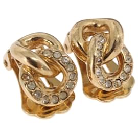 Christian Dior Ohrringe aus Metall Goldton Auth BA13643
