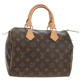 LOUIS VUITTON Borsa Monogram Speedy 25 M41528 LV Auth yk20534SAM