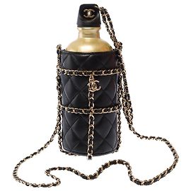 Bolsa CHANEL em Couro Preto - 103668