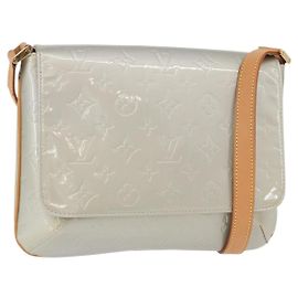 LOUIS VUITTON Monogram Vernis Thompson Street Bag Gris M91008 LV Auth 188483V
