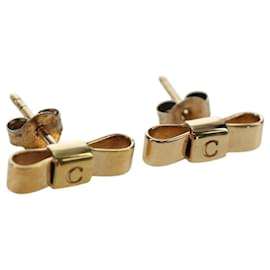 Chloé Chloe Pierce metallo Oro Auth SW2371