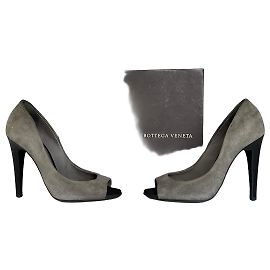 Vintage Bottega Veneta Intrecciato Leder-Heels EU36