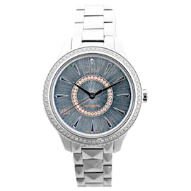Dior Montaigne CD152510 FU6977 SS AT Uhr mit blauem Zifferblatt