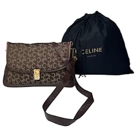 Céline Borsa a Spalla / Crossbody Vintage Celine Paris Monogram Marrone