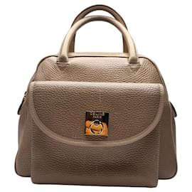 Céline Vintage Celine Paris Leder Tasche Hellbraun