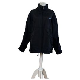 Autre Marque Chaqueta de nylon Vintage Kansai Yamamoto con logotipo Negra M