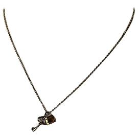 Chloé Vintage Chloe Goldfarbenes Charm-Halskette Frankreich