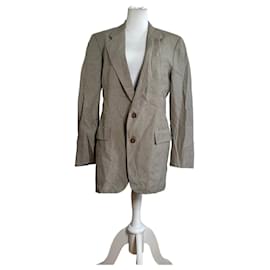 Vintage Dior Herren Sakko aus Wollmischung Beige Braun Nadelstreifen L