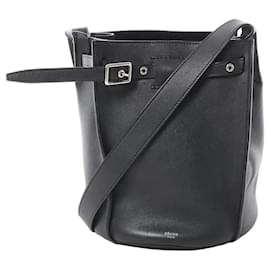 Borsa a tracolla CELINE Big Bag Bucket in pelle nera - Céline