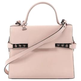Borsa a mano 2Way in pelle Delvaux Tempête MM Rosa