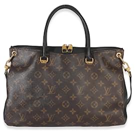 Louis Vuitton Black Monogram Canvas Pallas Tote MM