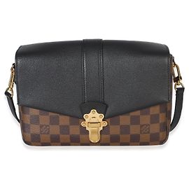 Louis Vuitton Black Damier Ebene Canvas Clapton PM