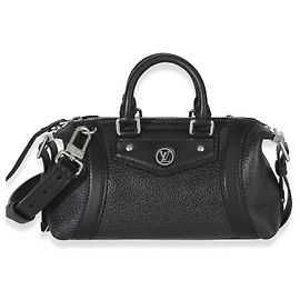 Louis Vuitton Black Pixel Lambskin LV Biker PM