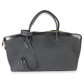 Borsa Louis Vuitton Obsession Lockit East-West in pelle di vitello nera