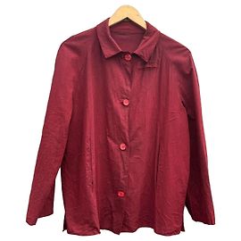 Chaqueta Burberry London de mezcla de algodón roja