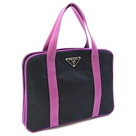 Borsa Prada nera e viola