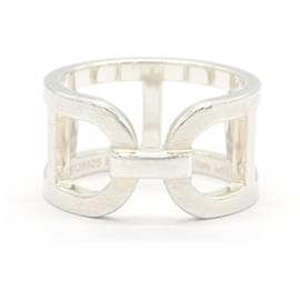 Hermès Anello a fascia Ever Chaine d'Ancre MM in argento sterling Hermes