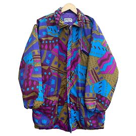 Chaqueta acolchada Missoni estampado geométrico multicolor